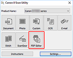 figure: IJ Scan Utility